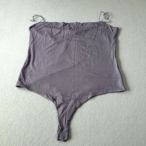 Naked Wardrobe Bodysuit Women's 3X Purple Snap‎ Closure NWT